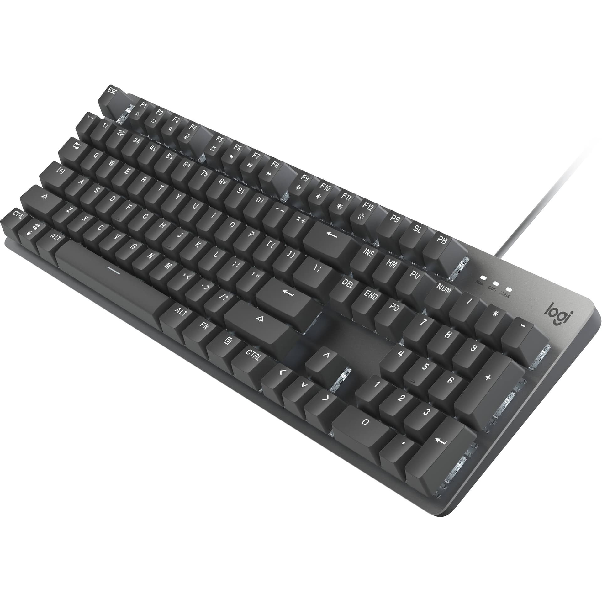 Logitech K845 mechanical illuminated keyboard with brown switches and aluminum design