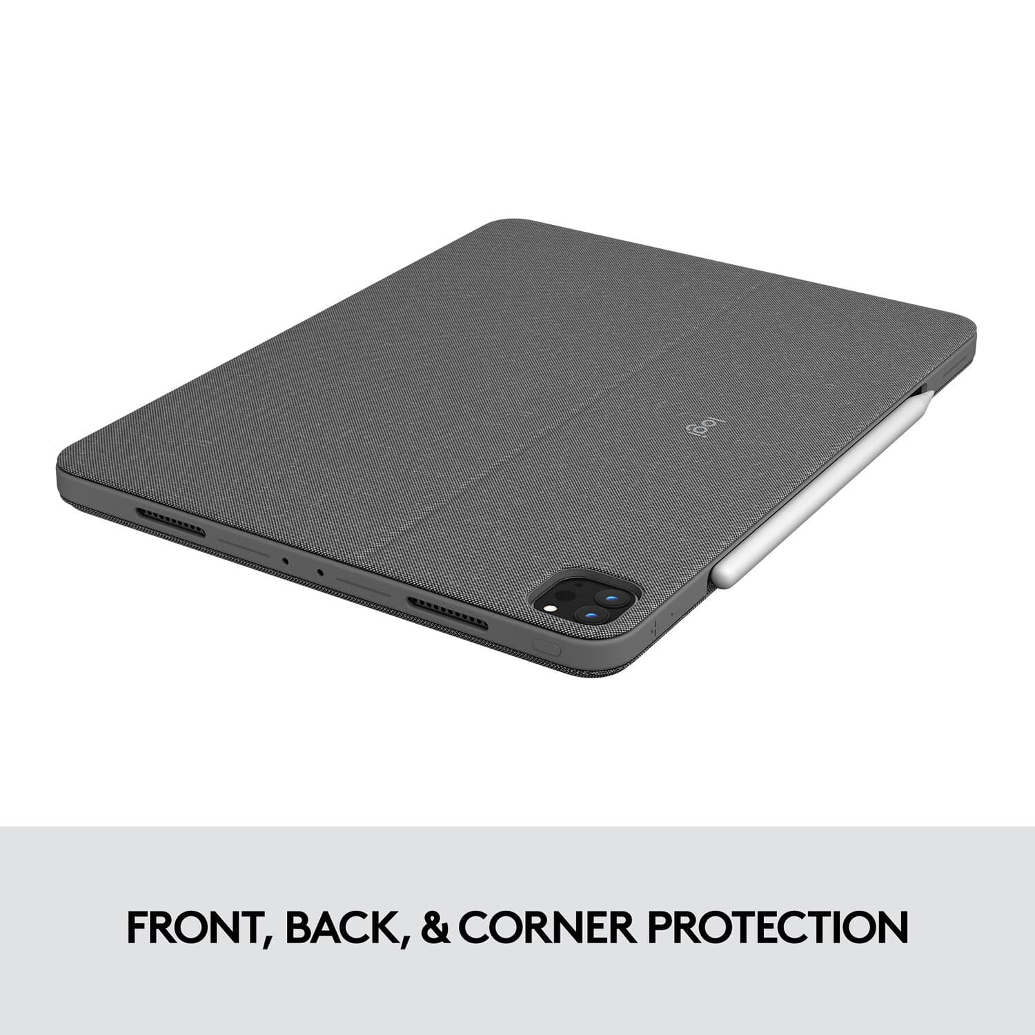 Logitech Combo Touch keyboard case for iPad Pro 11-inch 1st through 4th generation in Oxford Grey