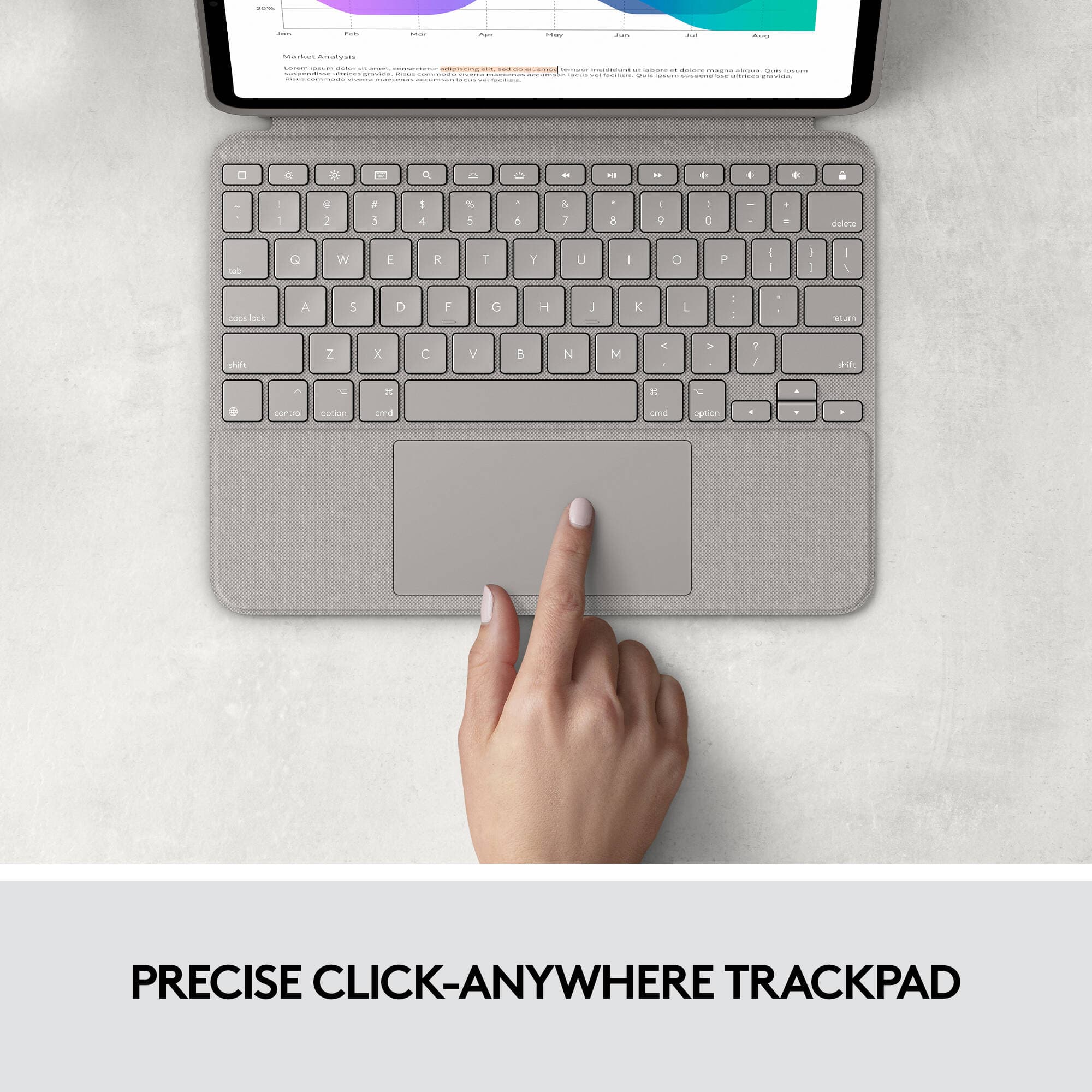 Logitech Combo Touch keyboard case for iPad Pro 11-inch with trackpad