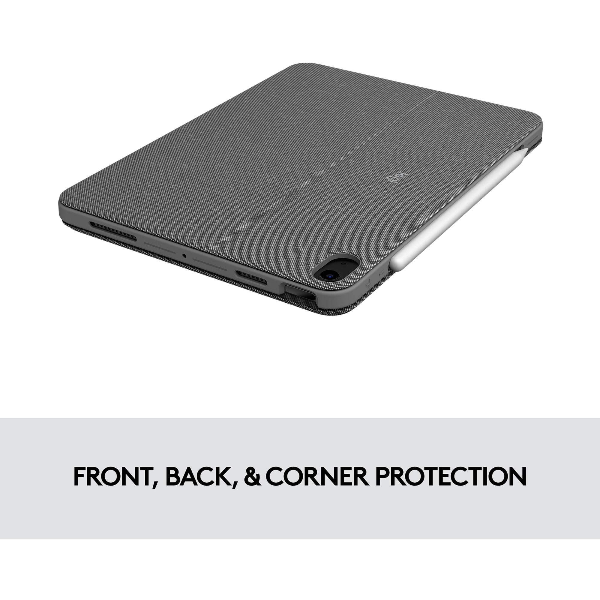 Logitech Combo Touch keyboard case for iPad Air 4th and 5th generation in Oxford Grey