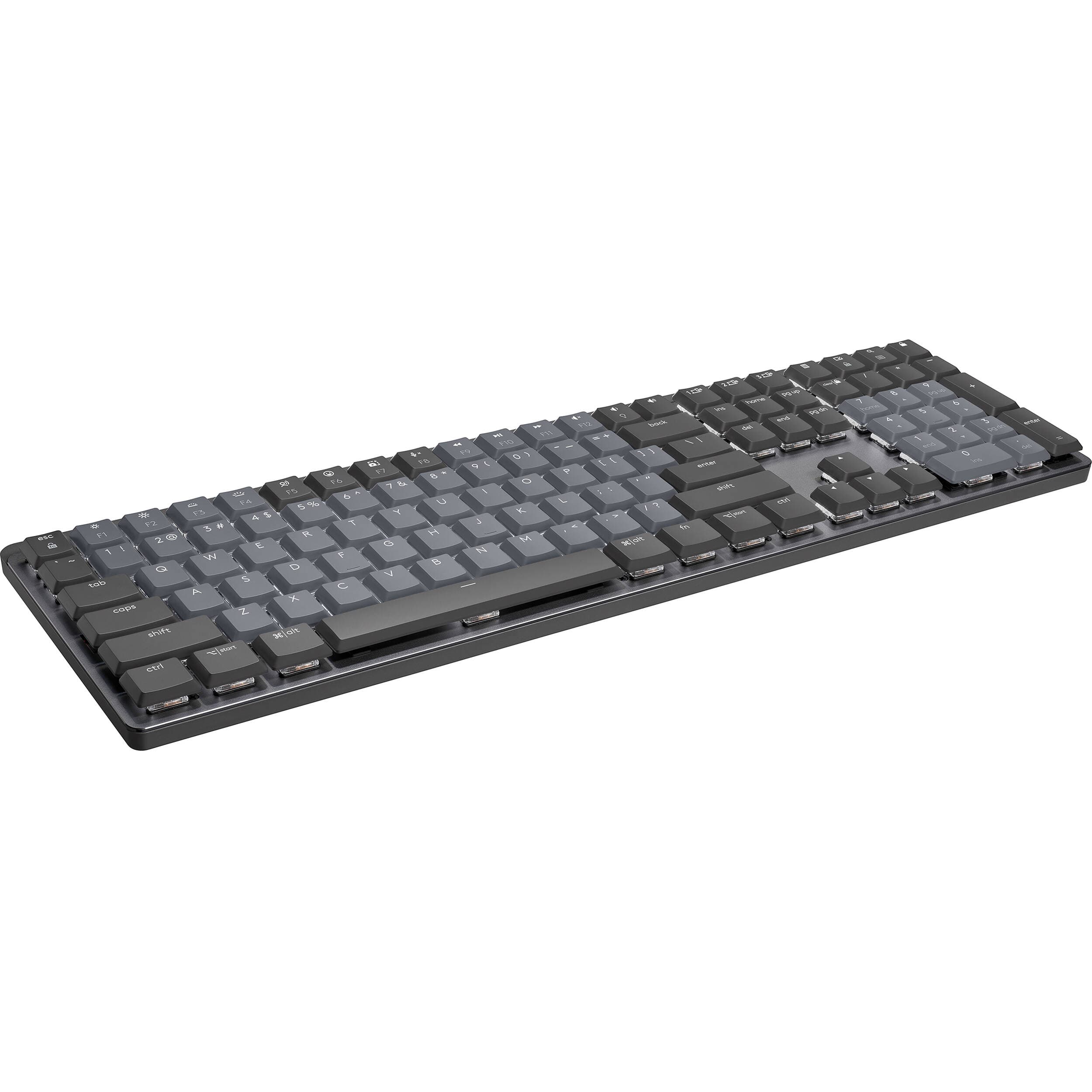 Logitech MX Mechanical wireless illuminated keyboard in graphite with mechanical keys