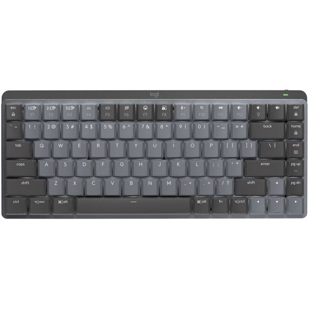 Logitech MX Mechanical Mini illuminated wireless keyboard with compact layout