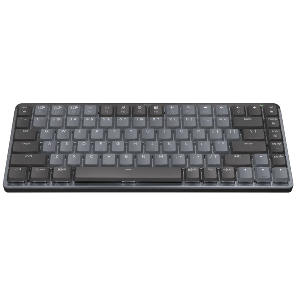 Logitech MX Mechanical Mini illuminated wireless keyboard with compact layout