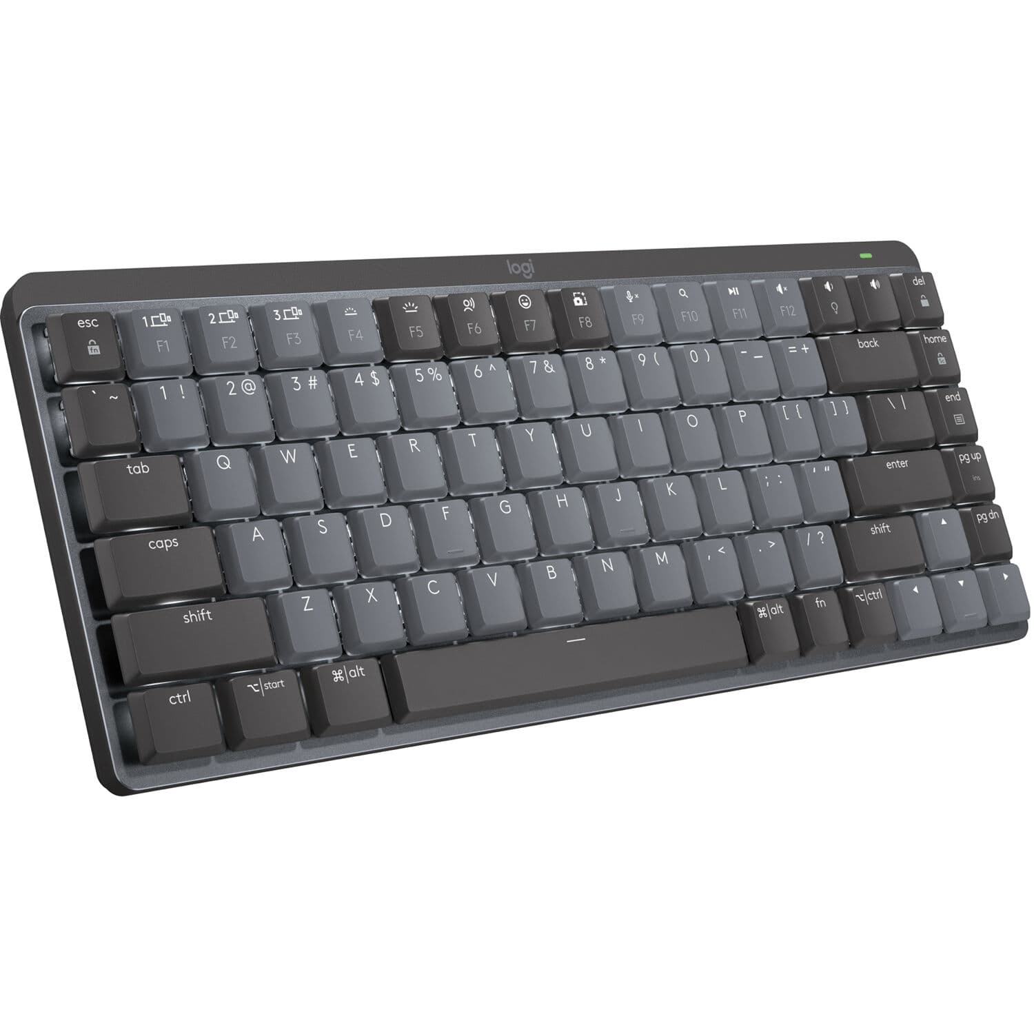 Logitech MX Mechanical Mini illuminated wireless keyboard with compact layout