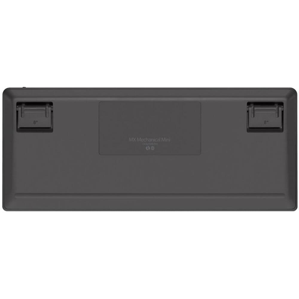 Logitech MX Mechanical Mini wireless illuminated keyboard in graphite with compact tenkeyless layout and BOLT receiver