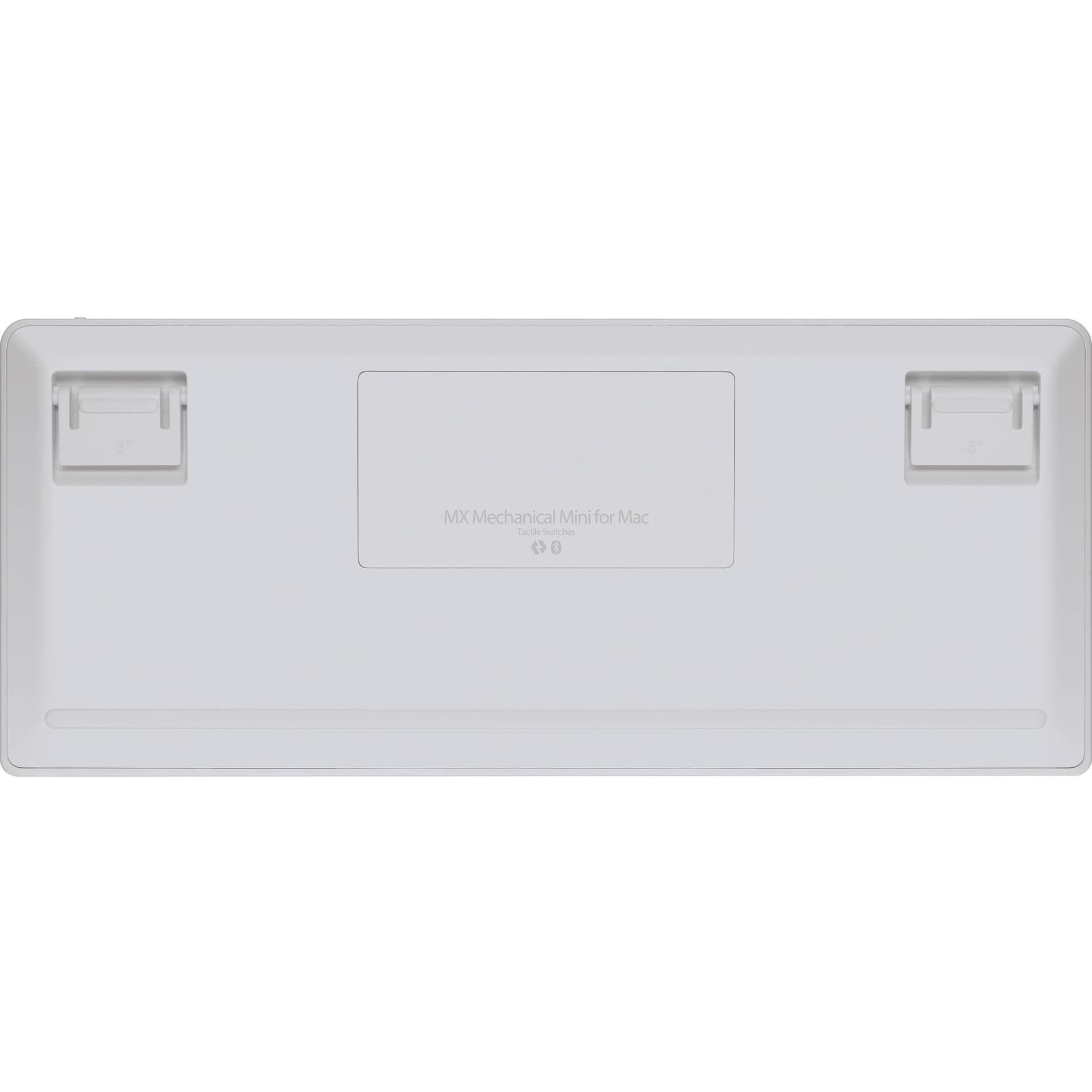 Logitech MX Mechanical Mini for Mac pale grey compact wireless illuminated keyboard