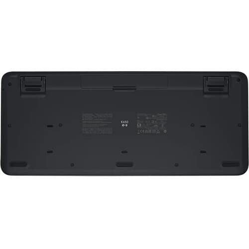 Logitech K650 Signature Wireless Keyboard in graphite with full-size layout and Bolt receiver