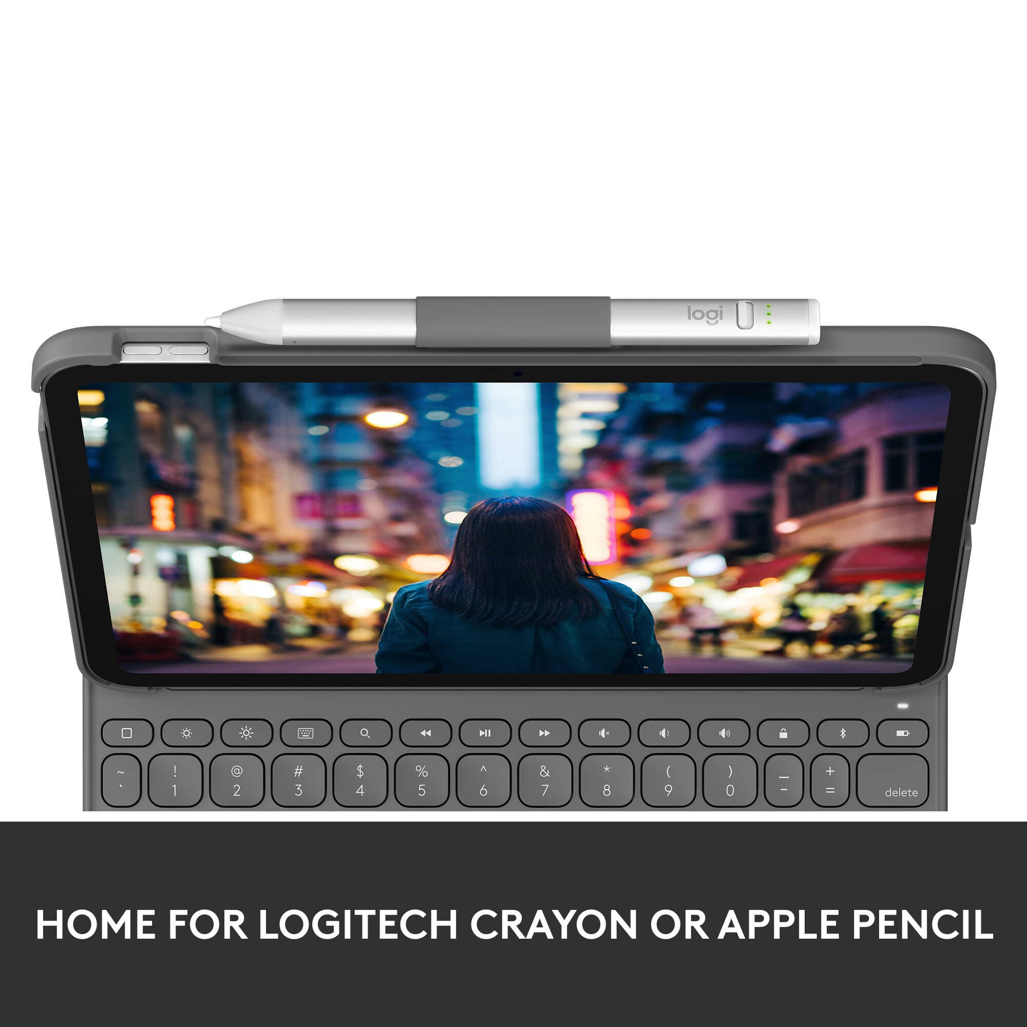 Logitech Slim Folio for iPad 10.9-inch 10th generation in Oxford Grey