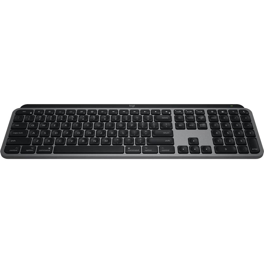 Logitech MX Keys S for Mac wireless keyboard in grey with Mac layout