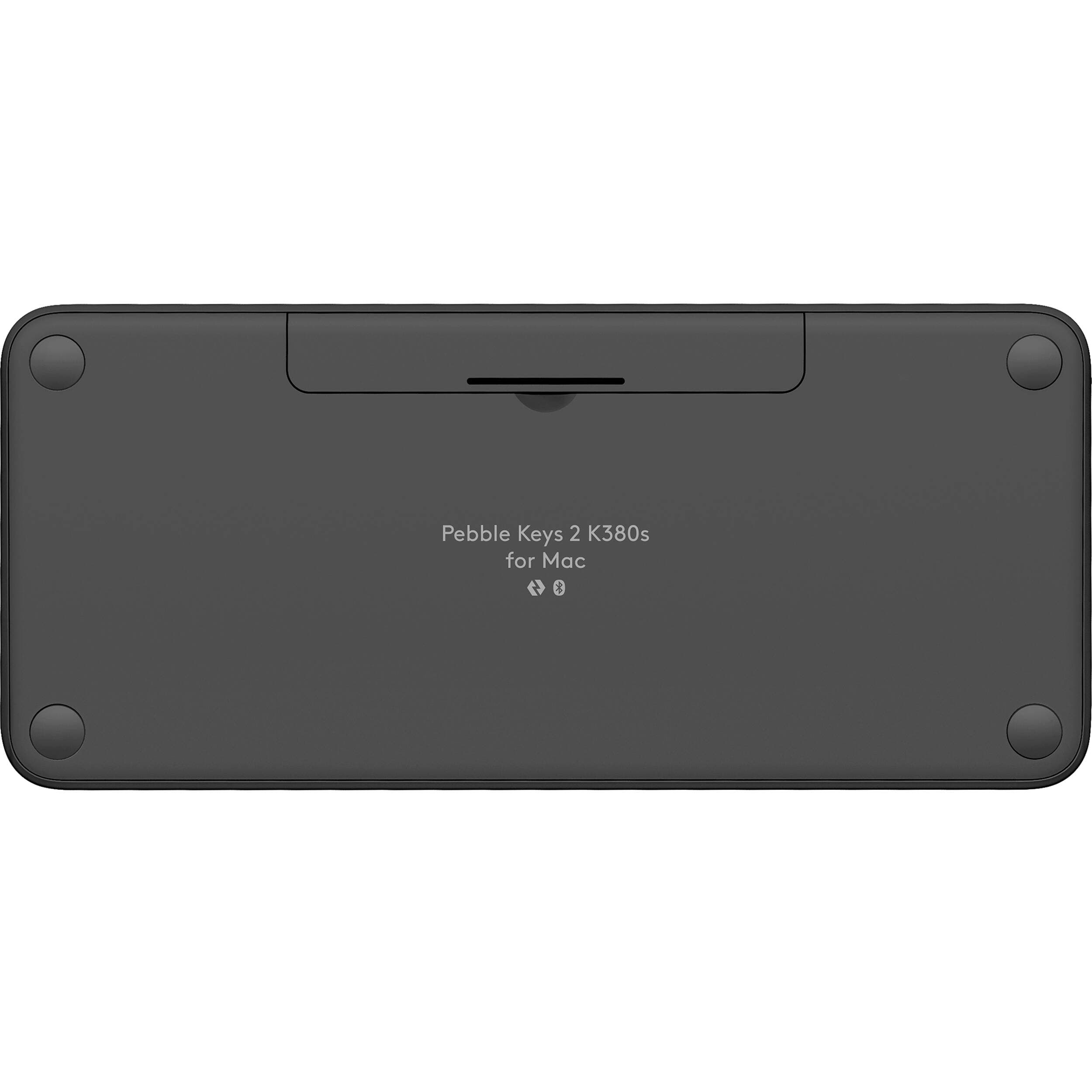 Logitech K380s Pebble Keys 2 wireless compact keyboard in Tonal Graphite