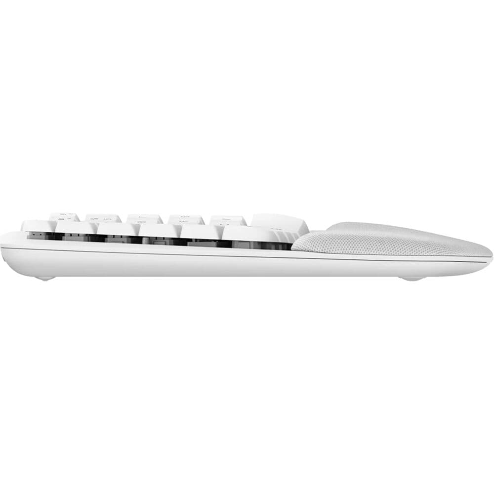 Logitech Wave Keys for Mac wireless ergonomic keyboard in white