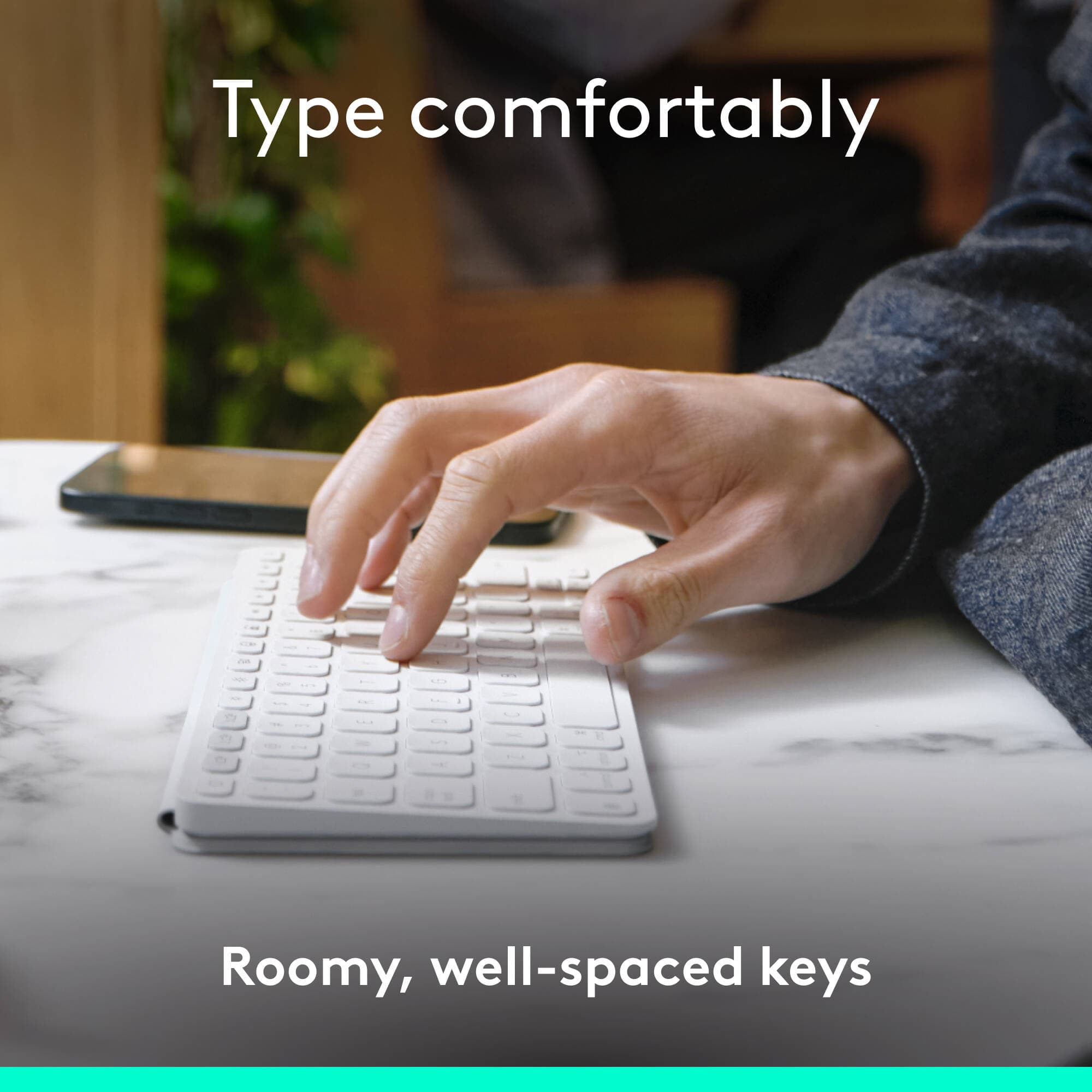 Logitech Keys-To-Go Pale Grey view 4