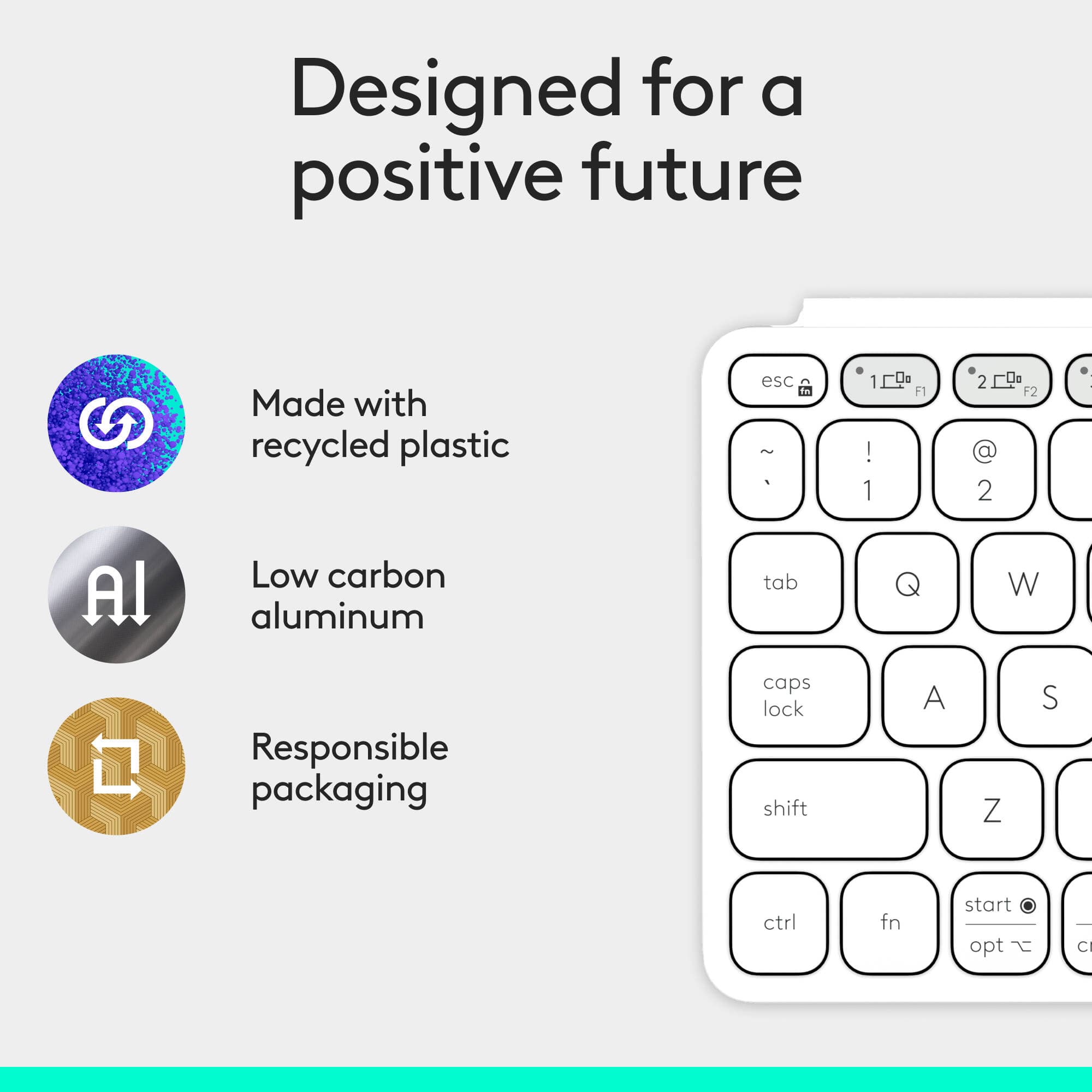 Logitech Keys-To-Go Pale Grey view 7