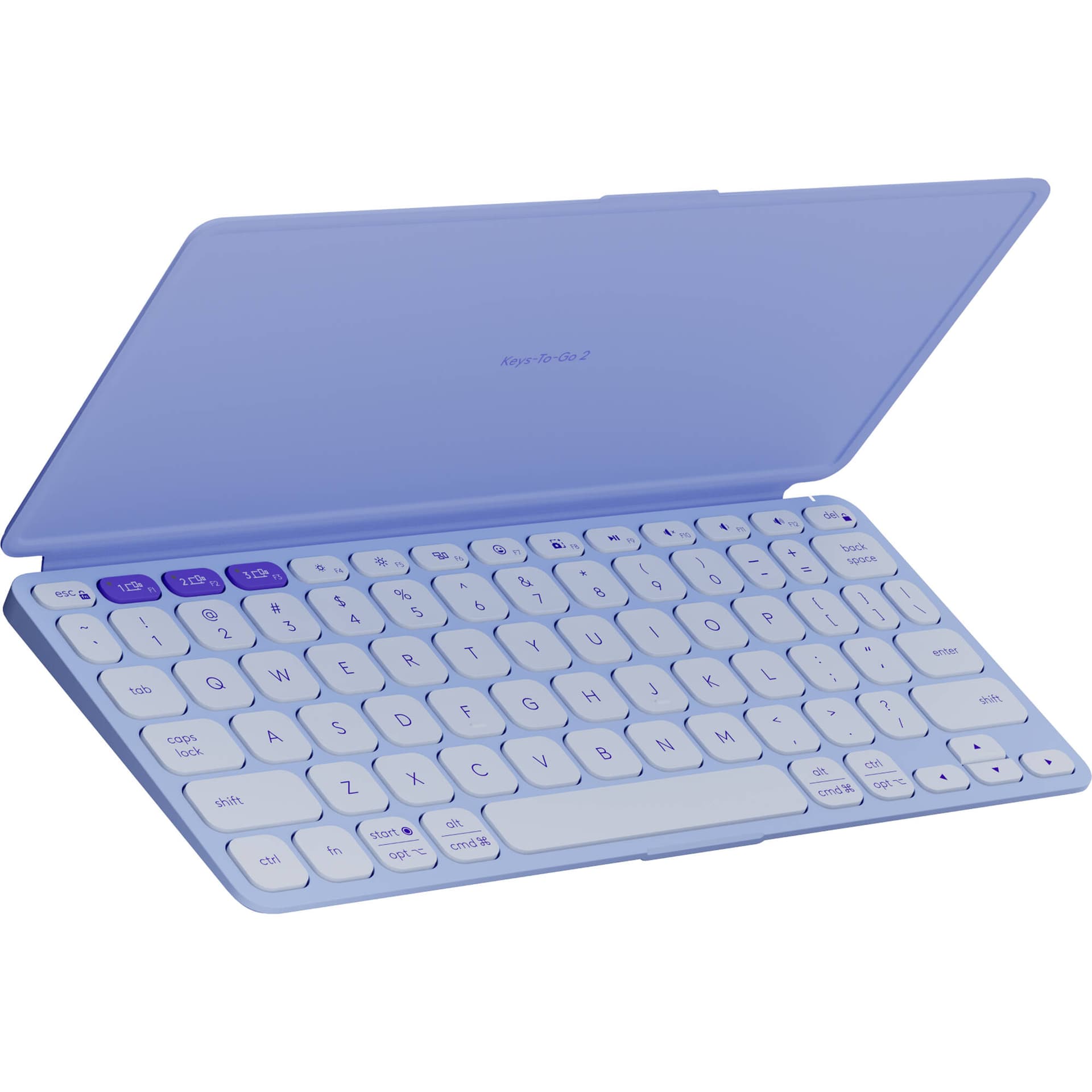 Logitech Keys-To-Go Lilac view 1