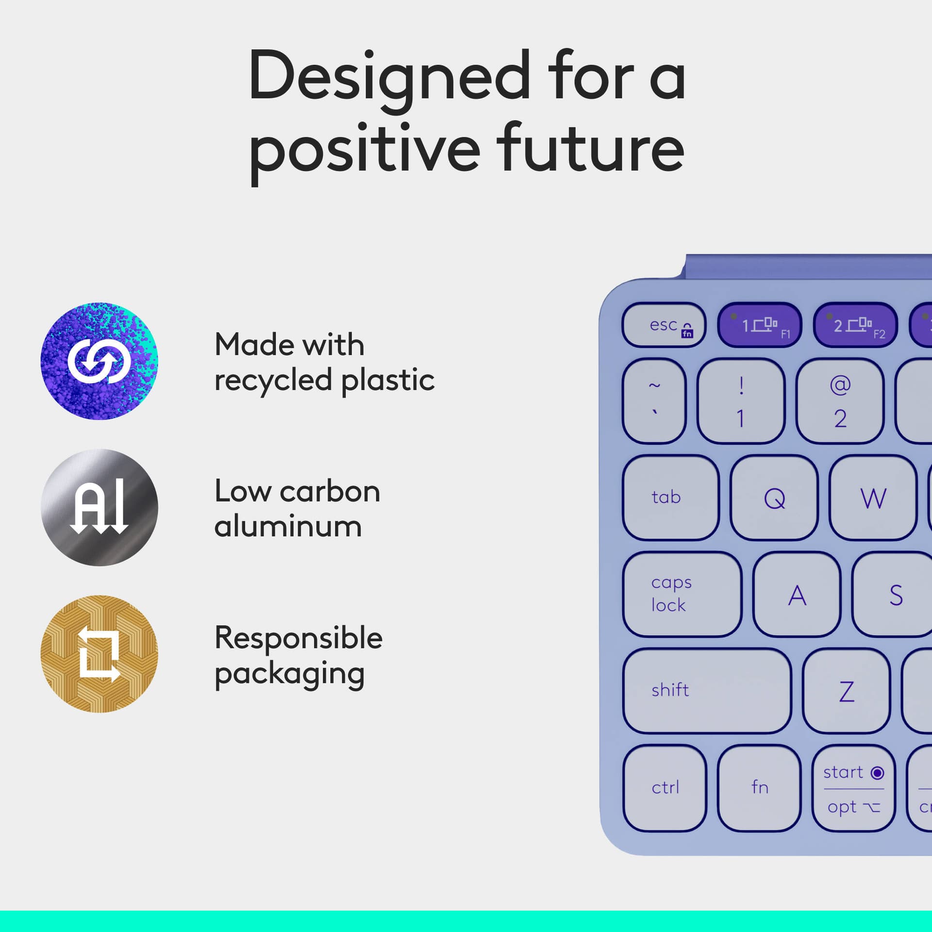 Logitech Keys-To-Go Lilac view 7