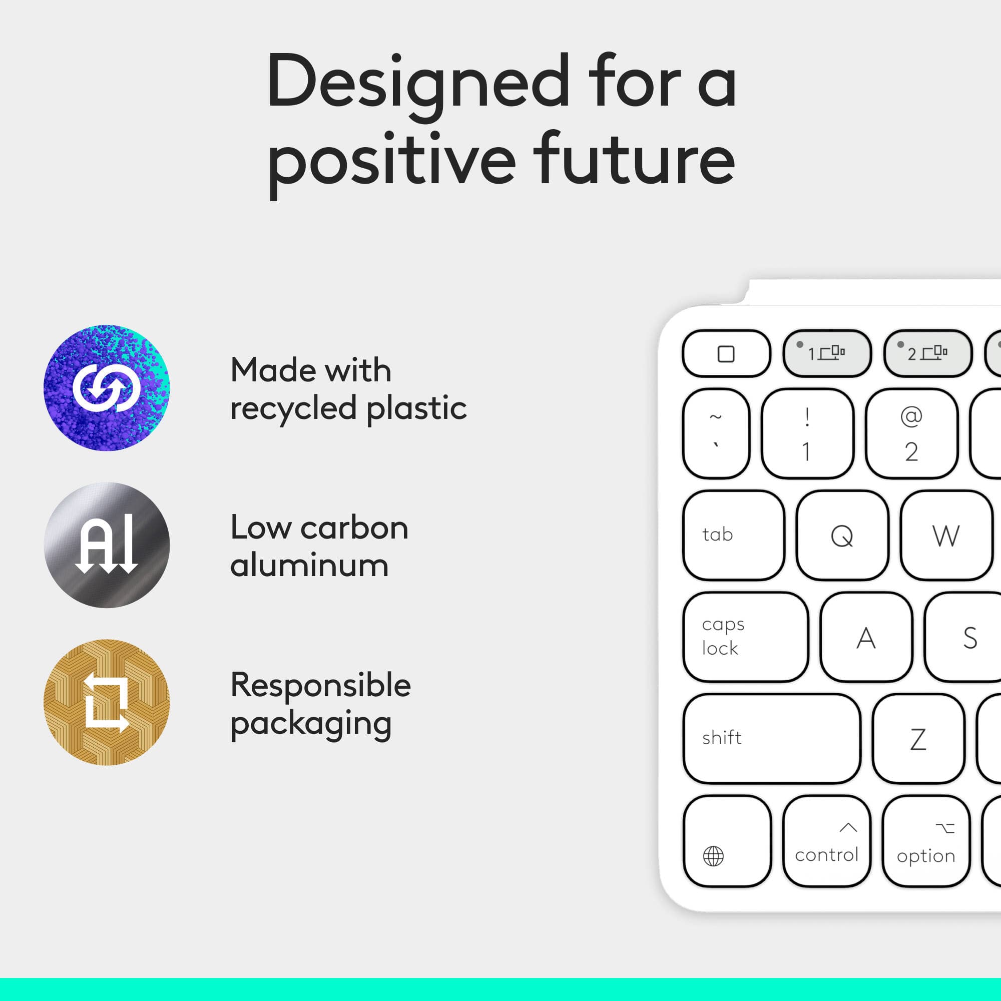 KEYS-TO-GO Keyboard Apple Grey view 7