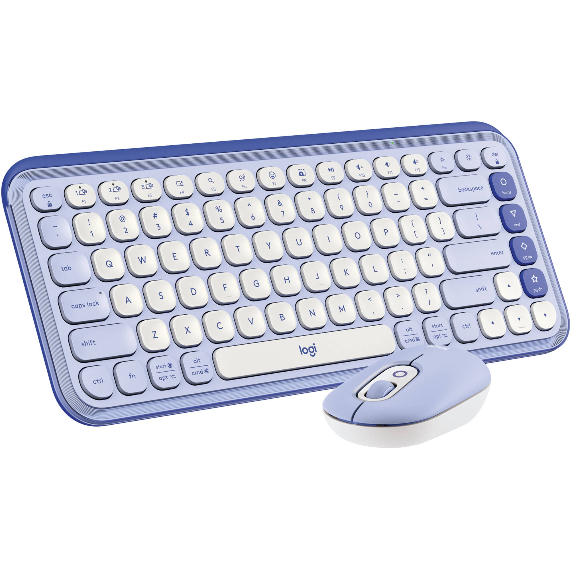 Logitech POP Icon Combo Lilac Off White | Wireless Keyboard Mouse