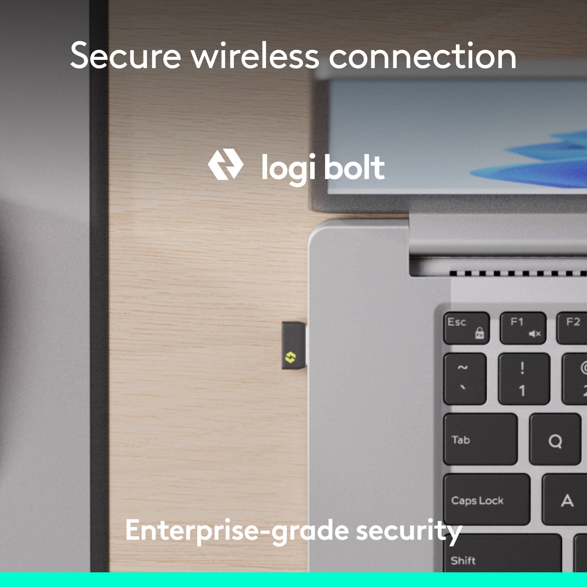 Logitech MK955 for Business Copilot wireless keyboard and mouse combo for business productivity