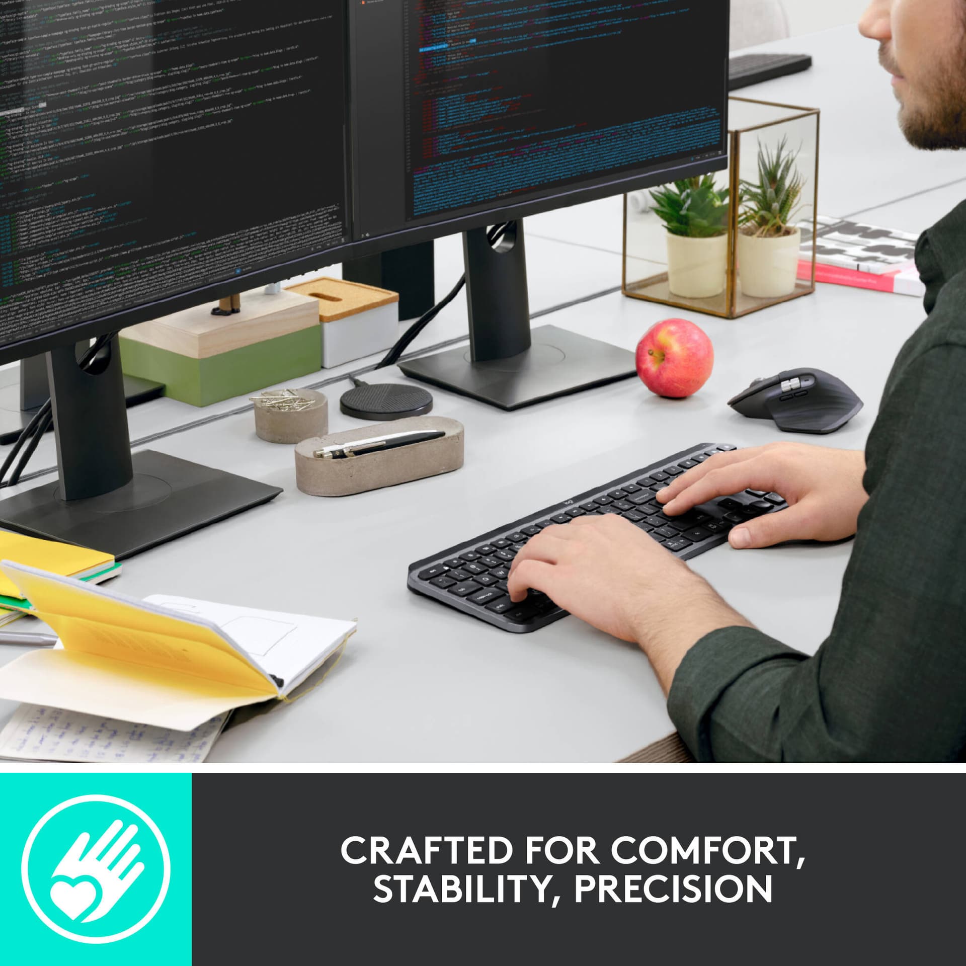 Logitech MX Keys for Business BOLT wireless keyboard in graphite