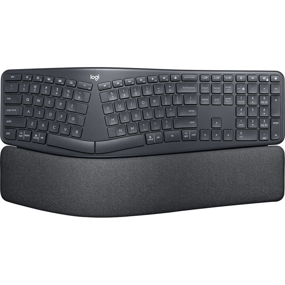 Logitech Ergo K860 Business BOLT ergonomic wireless keyboard with split layout and palm support