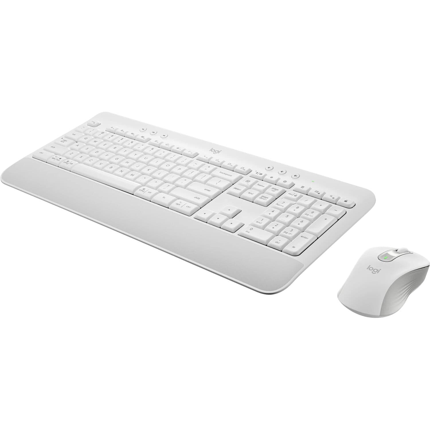Logitech MK650 Combo B2B wireless keyboard and mouse in off white for business use