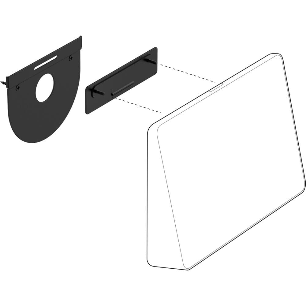 Logitech Tap wall mount for touch controller in a conference room