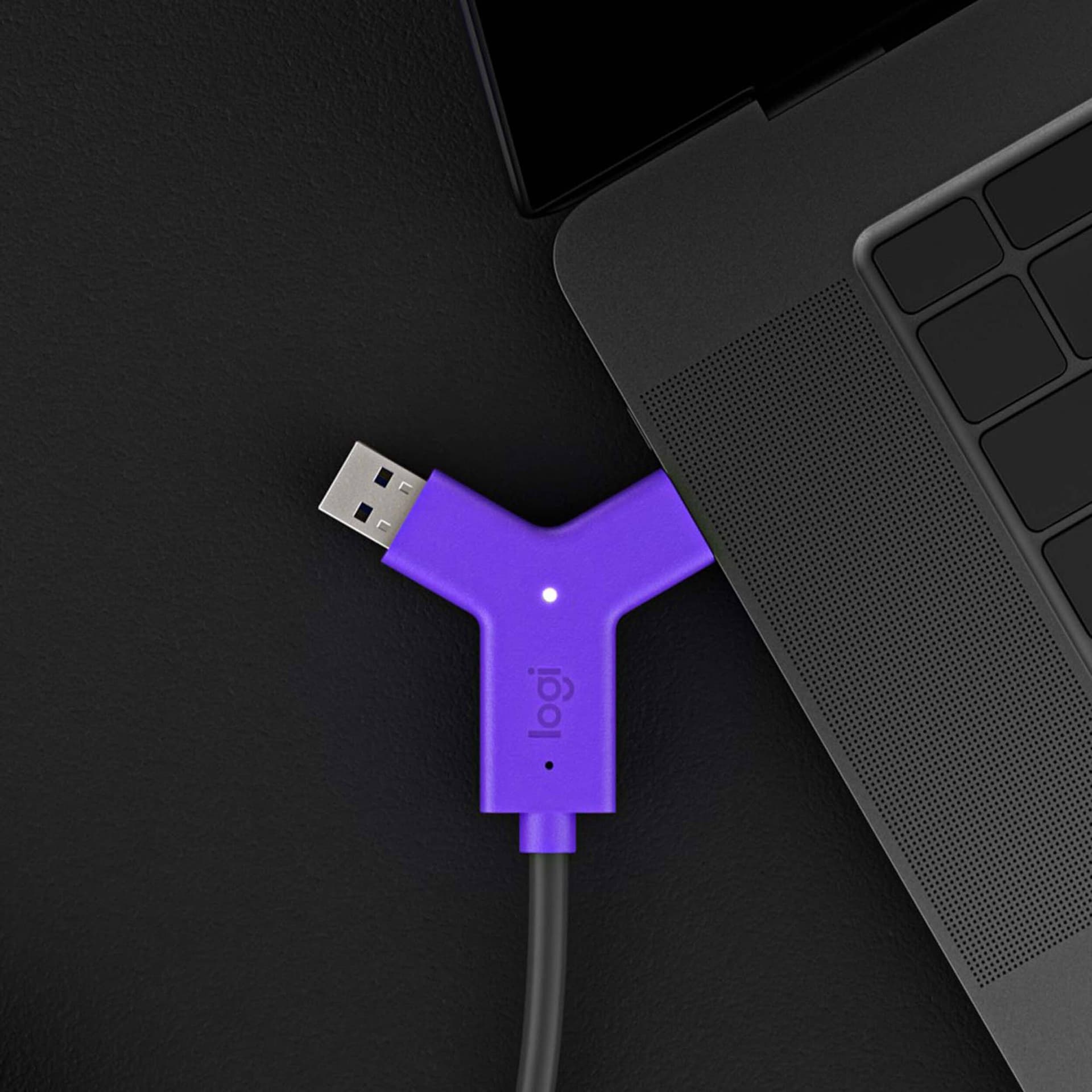 Logitech Swytch 952-000009 meeting-room adapter for BYOD conferencing and single-cable laptop switching