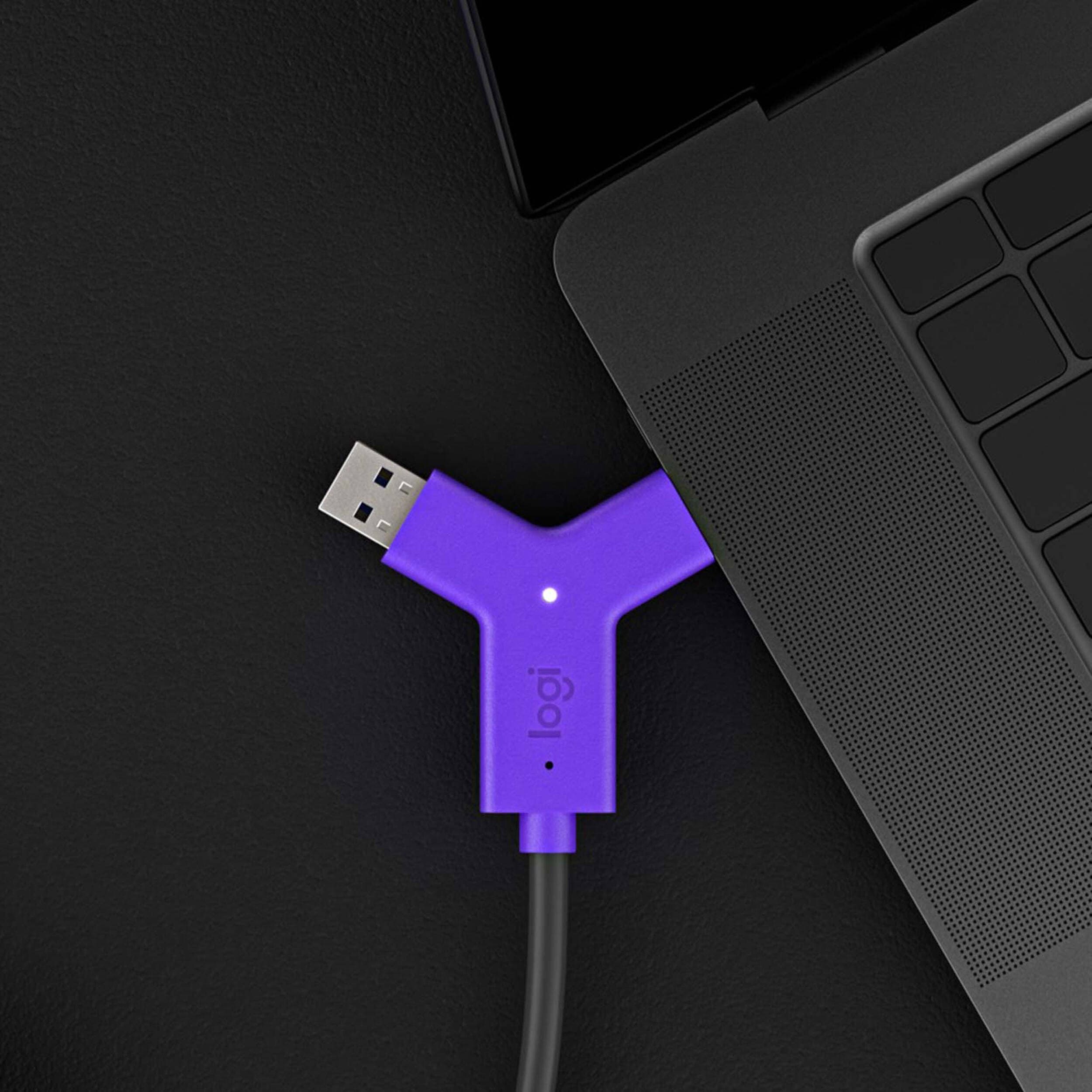 Logitech Swytch 952-000009 meeting-room adapter for BYOD conferencing and single-cable laptop switching