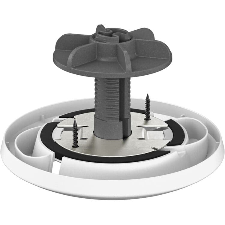 White Logitech Rally Mic Pod Mount for table or ceiling installation