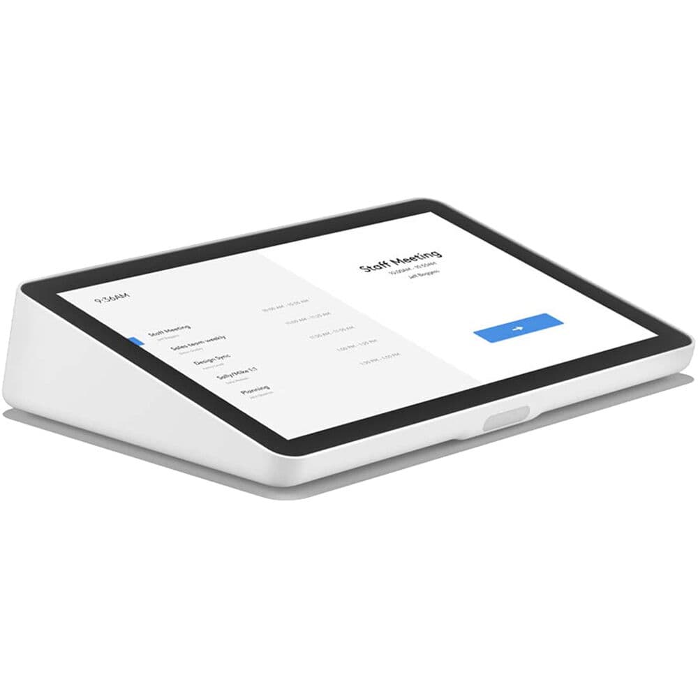 Logitech Tap IP white touch controller for conference room meeting control