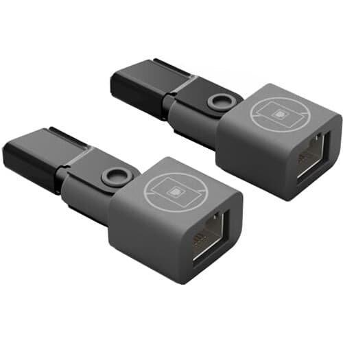 Logitech Rally Mic Pod CAT coupler for inline conference room cable connection