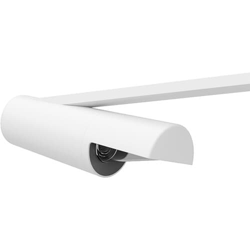 Logitech Scribe Polarizer accessory for reducing glare in whiteboard camera capture