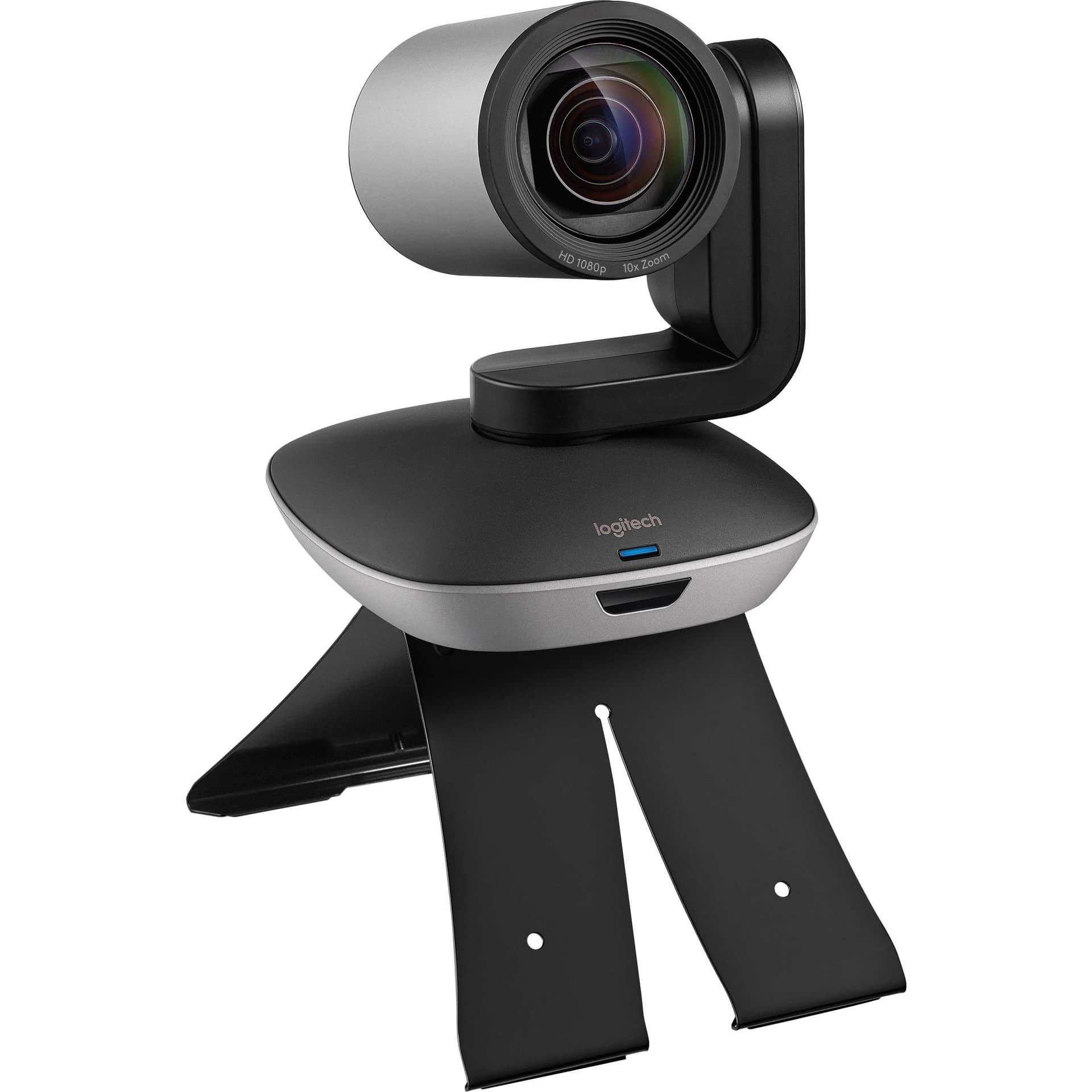 Logitech GROUP video conference system with two extended microphones for conference rooms
