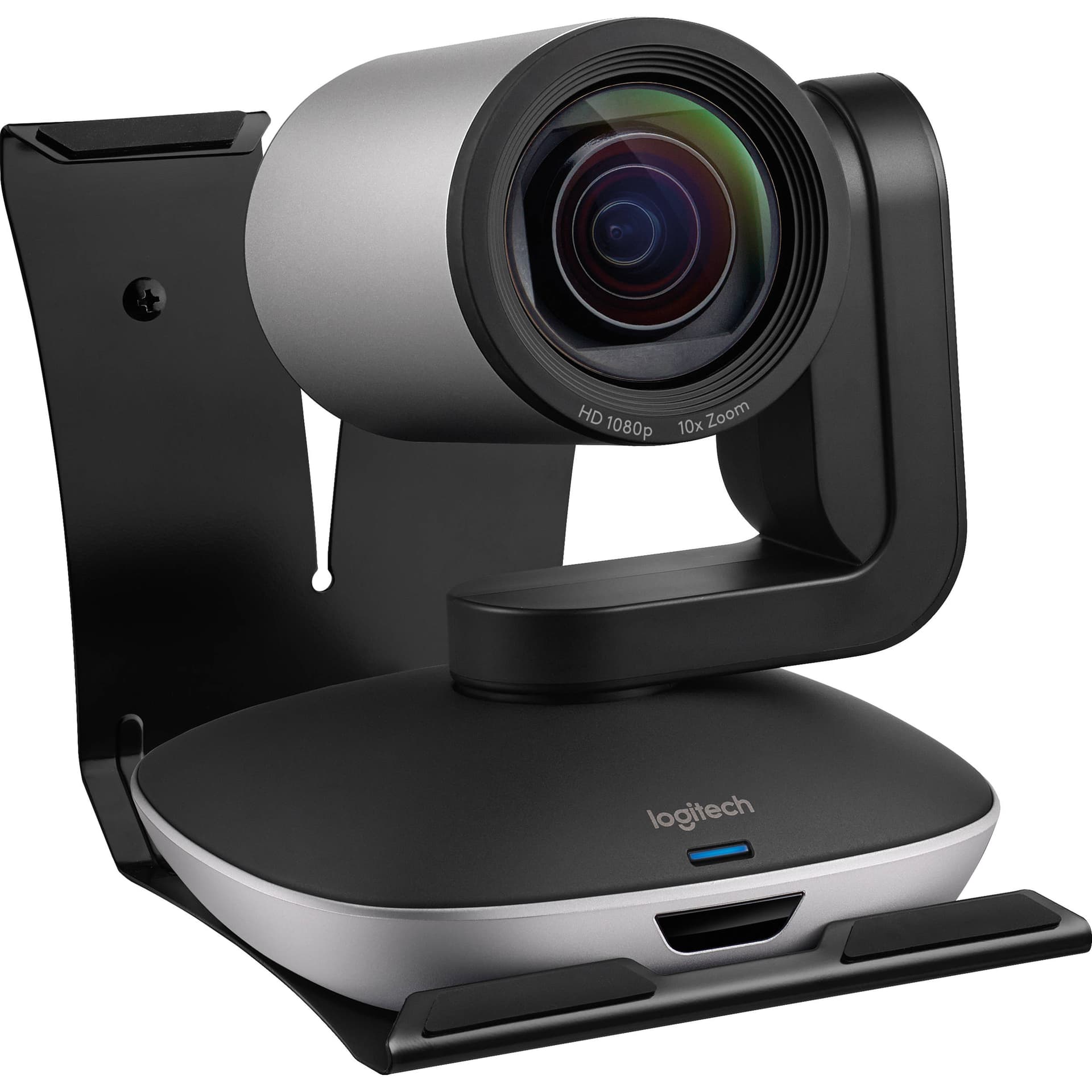 Logitech GROUP video conference system with two extended microphones for conference rooms
