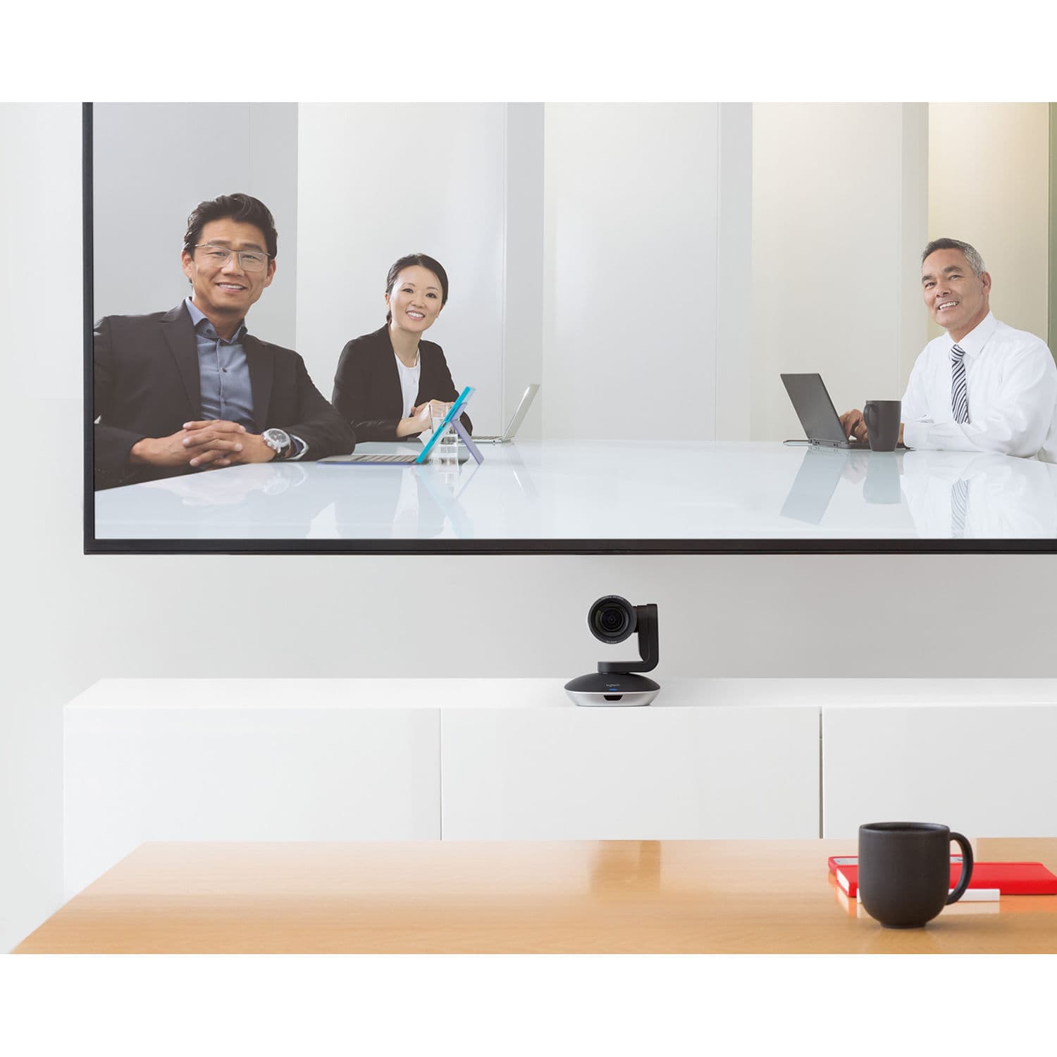 Logitech PTZ Pro 2 conference room camera with 10x HD zoom