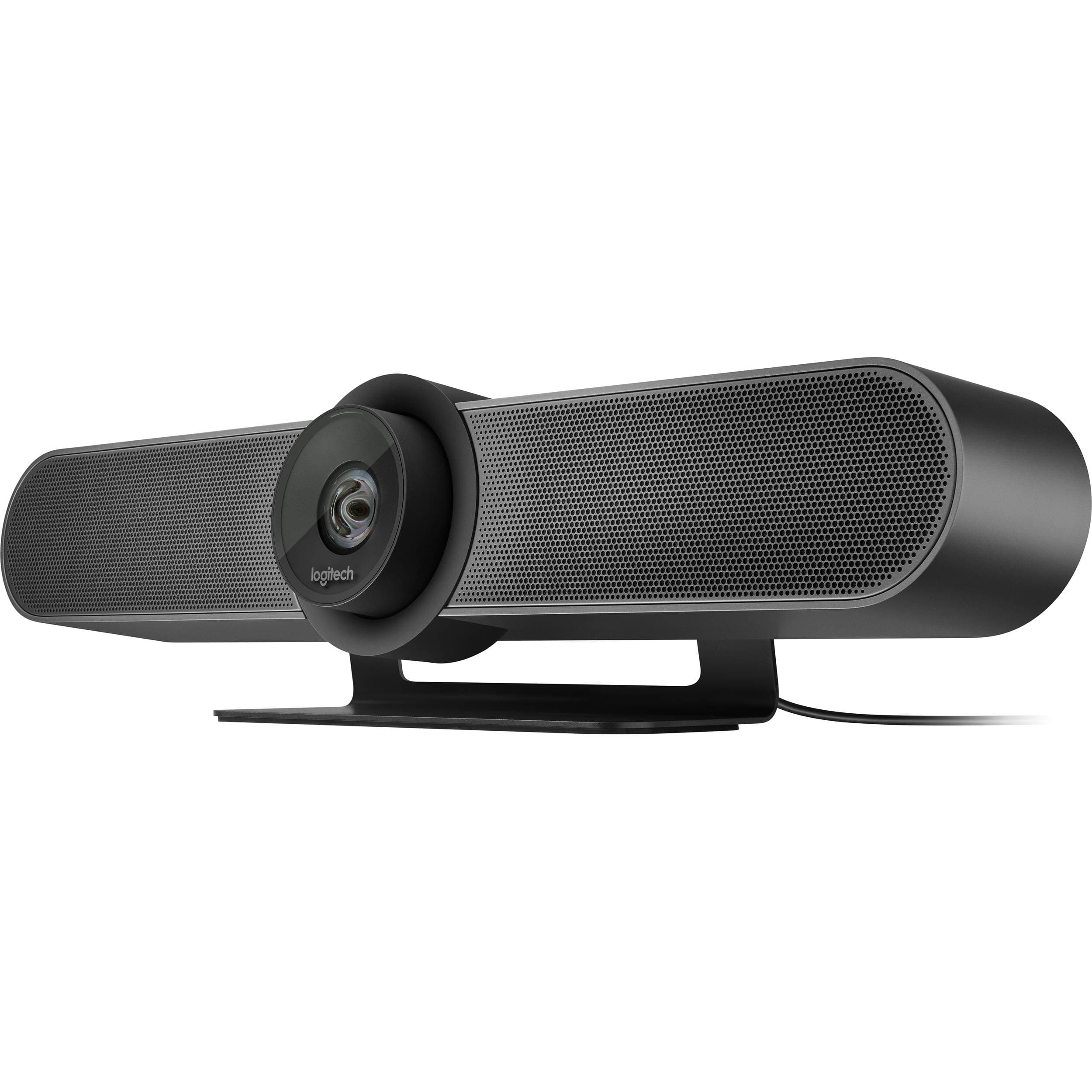 Logitech MeetUp bundle with microphone, 120 degree field of view, and 4K optics for huddle rooms