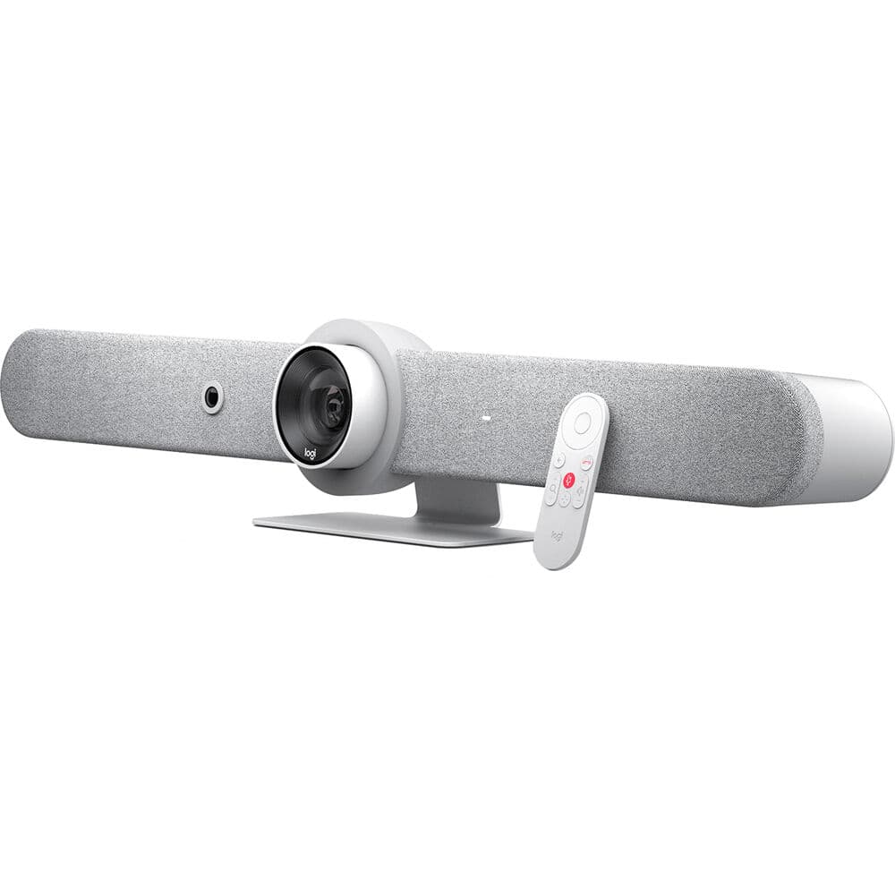 Logitech Rally Bar AIO White All-in-One Video Bar | Midsize Rooms