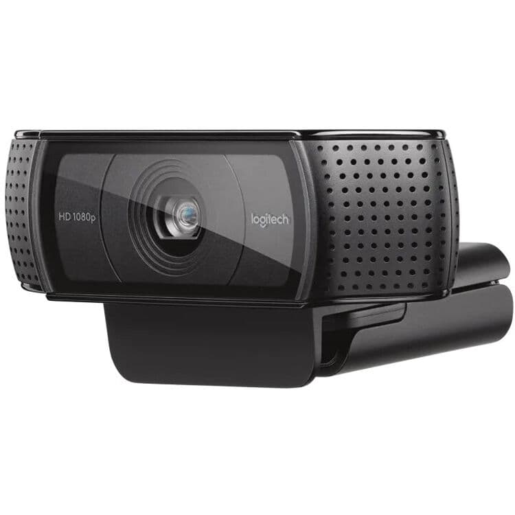 Logitech C920e HD 1080p webcam with 78 degree field of view for business video meetings