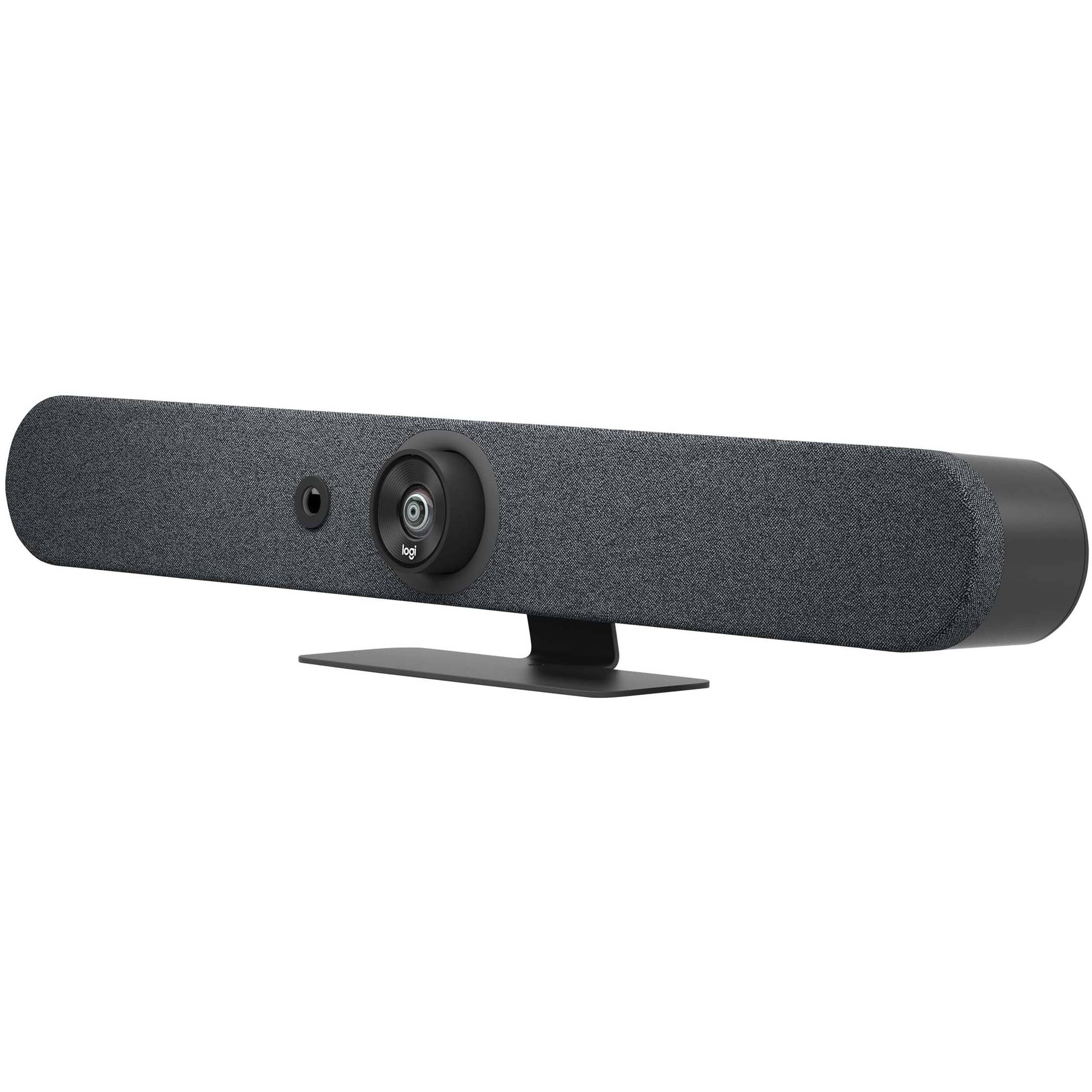 Logitech Rally Bar Mini TAA Compliant video bar in Graphite for small conference rooms
