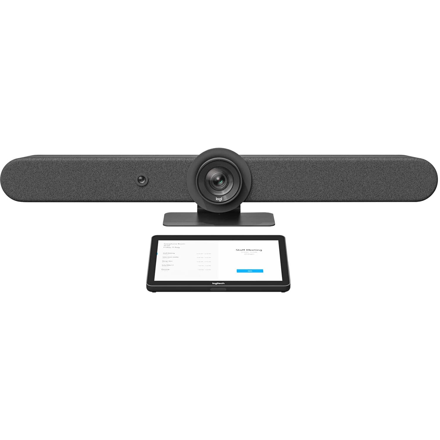 Logitech RALLY BAR NO RADIO TAA graphite video bar for secure medium meeting rooms