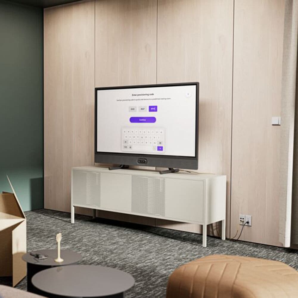 Logitech Rally Board 65 Graphite all-in-one 65-inch touchscreen video conferencing display