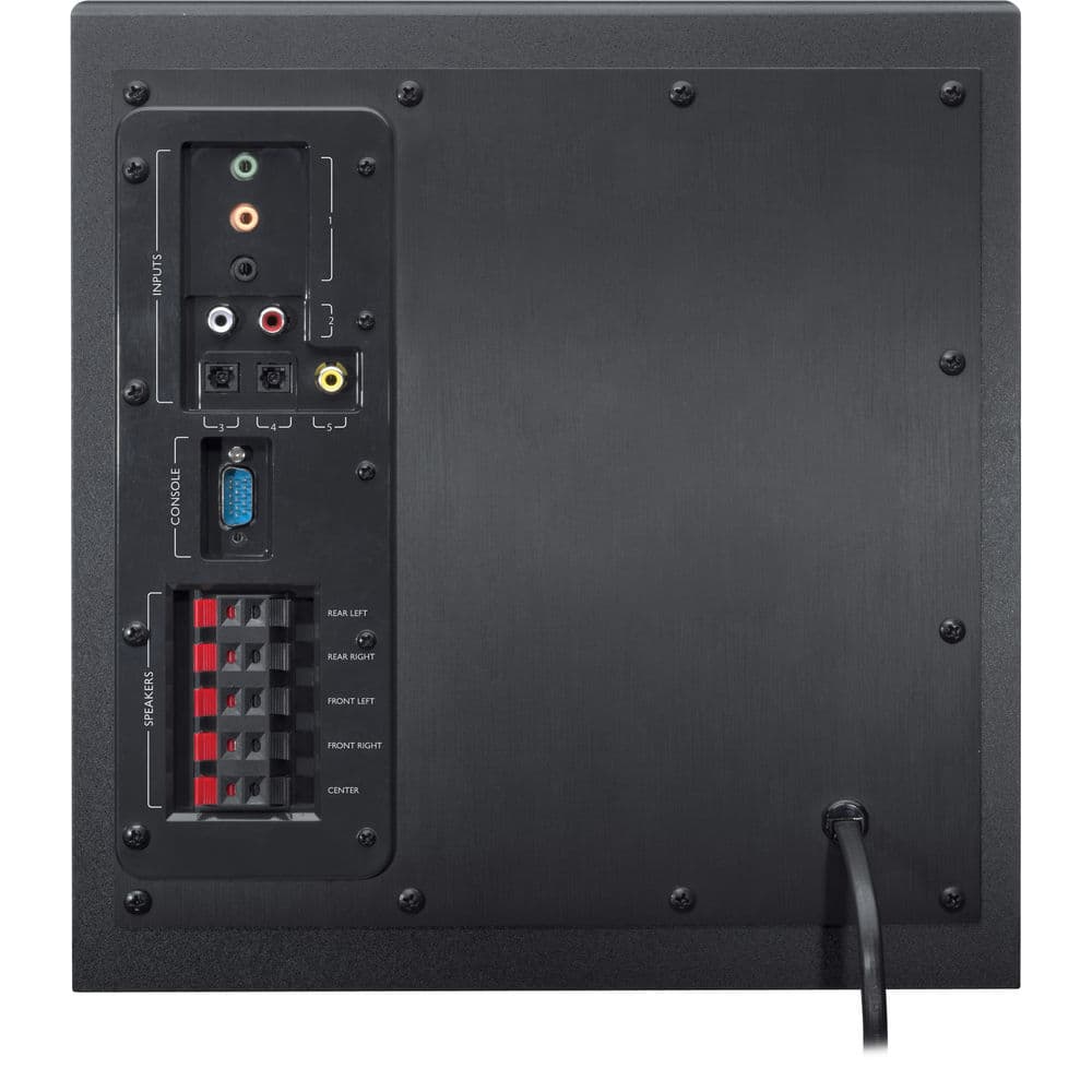 Logitech Z906 5.1 surround sound speaker system with subwoofer and satellite speakers