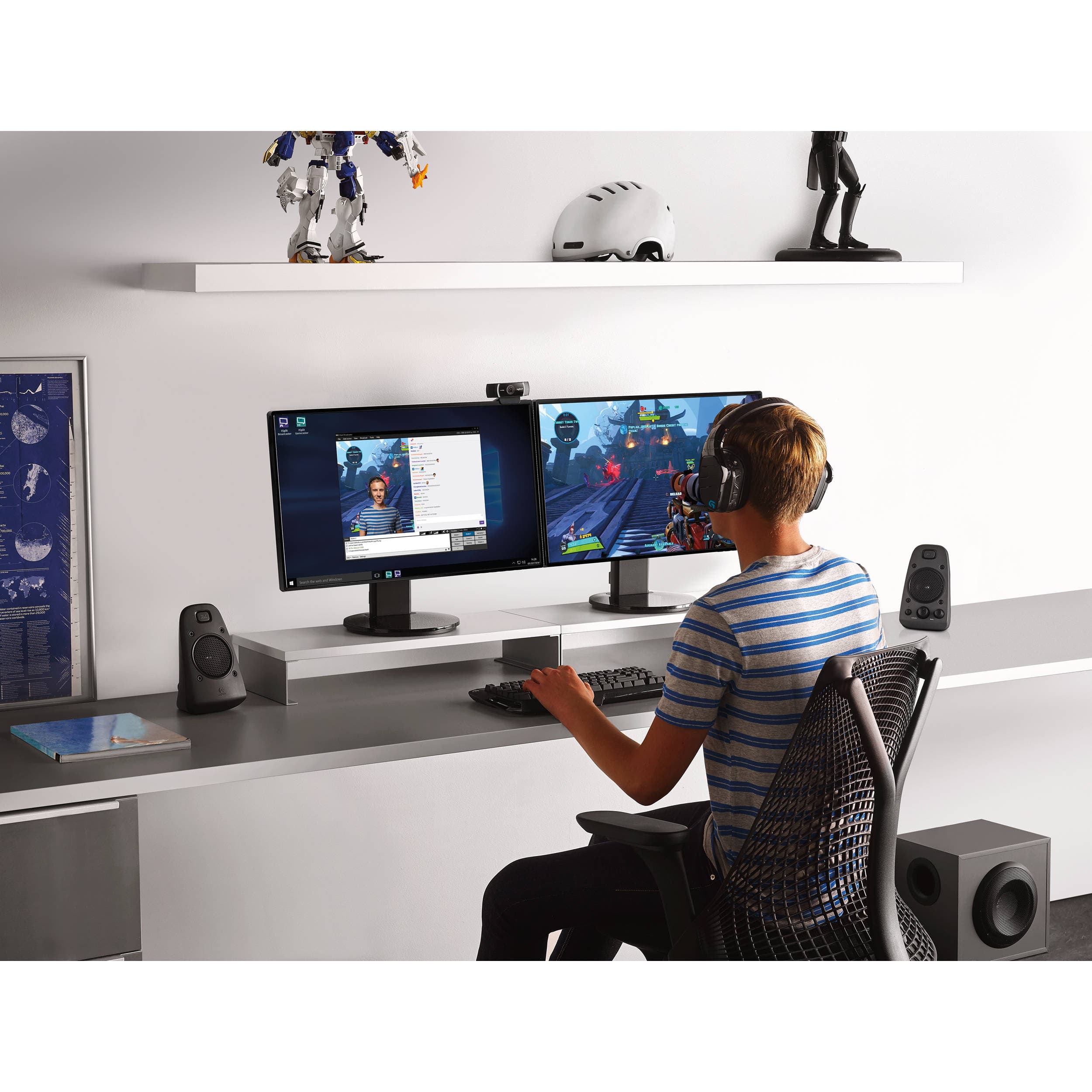 Logitech Z625 THX certified 2.1 desktop speaker system with subwoofer