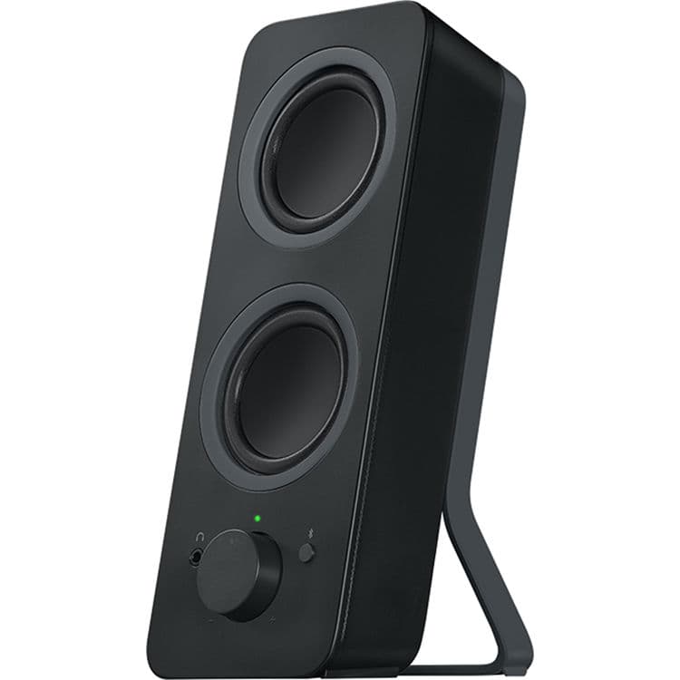 Logitech Z207 black Bluetooth desktop speakers with Easy-Switch controls