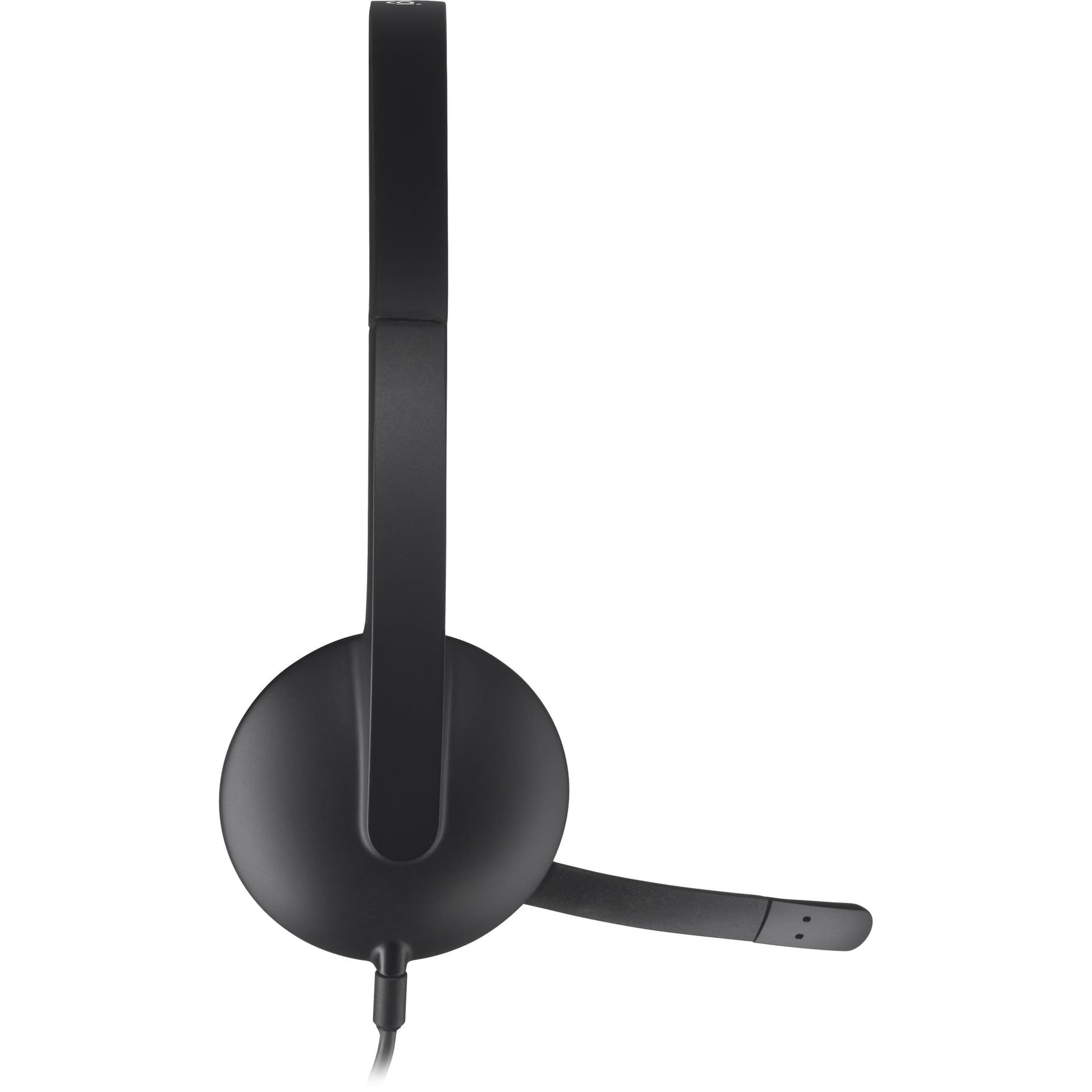 Logitech H340 USB wired headset with stereo sound and boom microphone