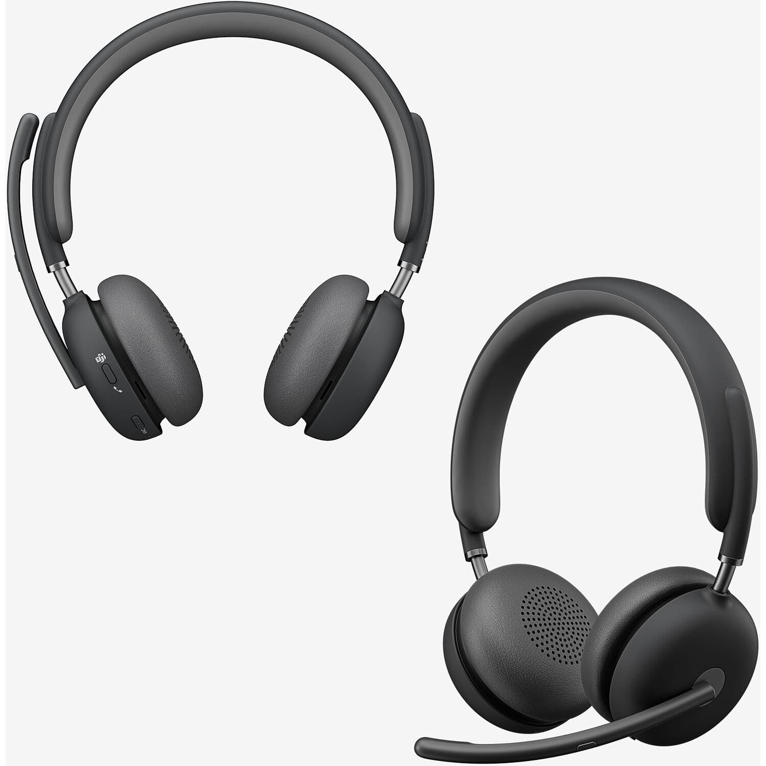 Logitech Zone Wireless 2 Teams graphite wireless headset with boom microphone