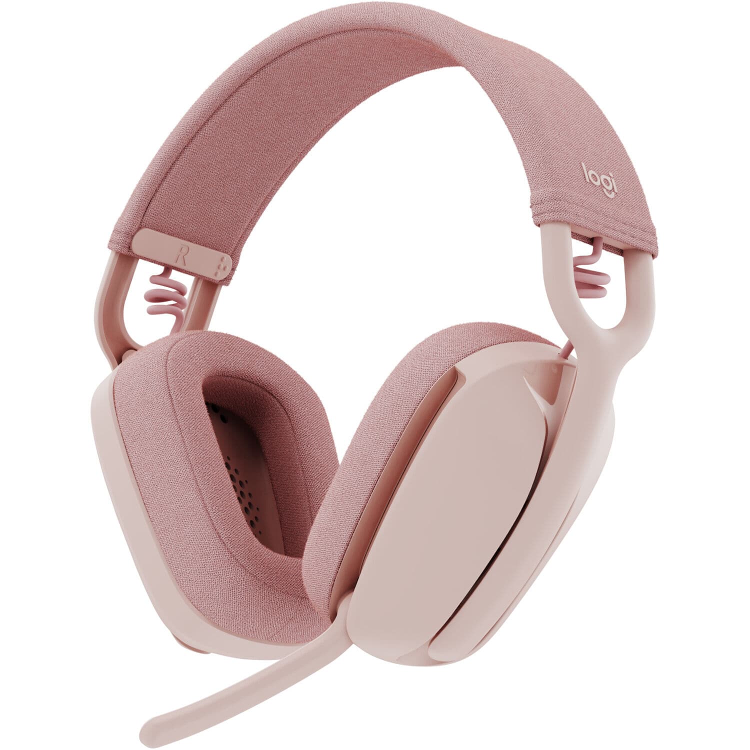 Logitech Zone Vibe 100 Headset, Rose, Wireless | UC, Bluetooth