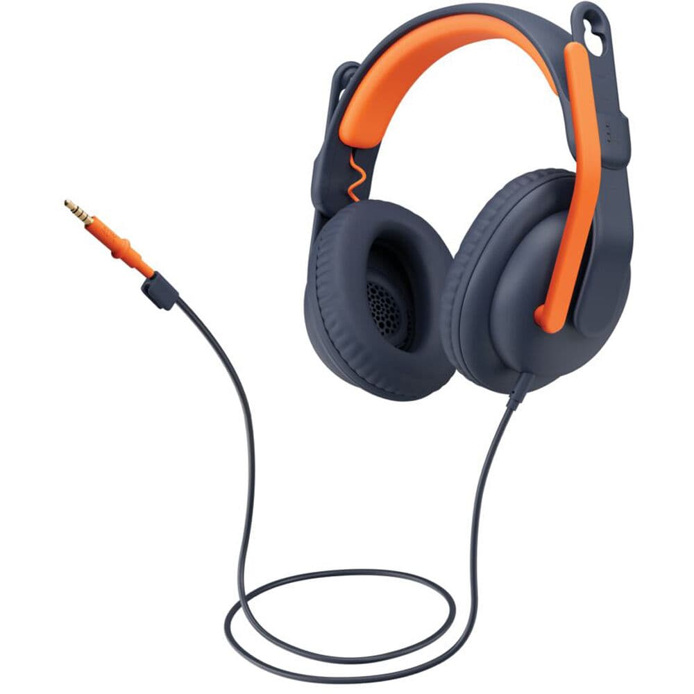 Logitech Zone Learn wired headset with 3.5 mm connection and over-ear design