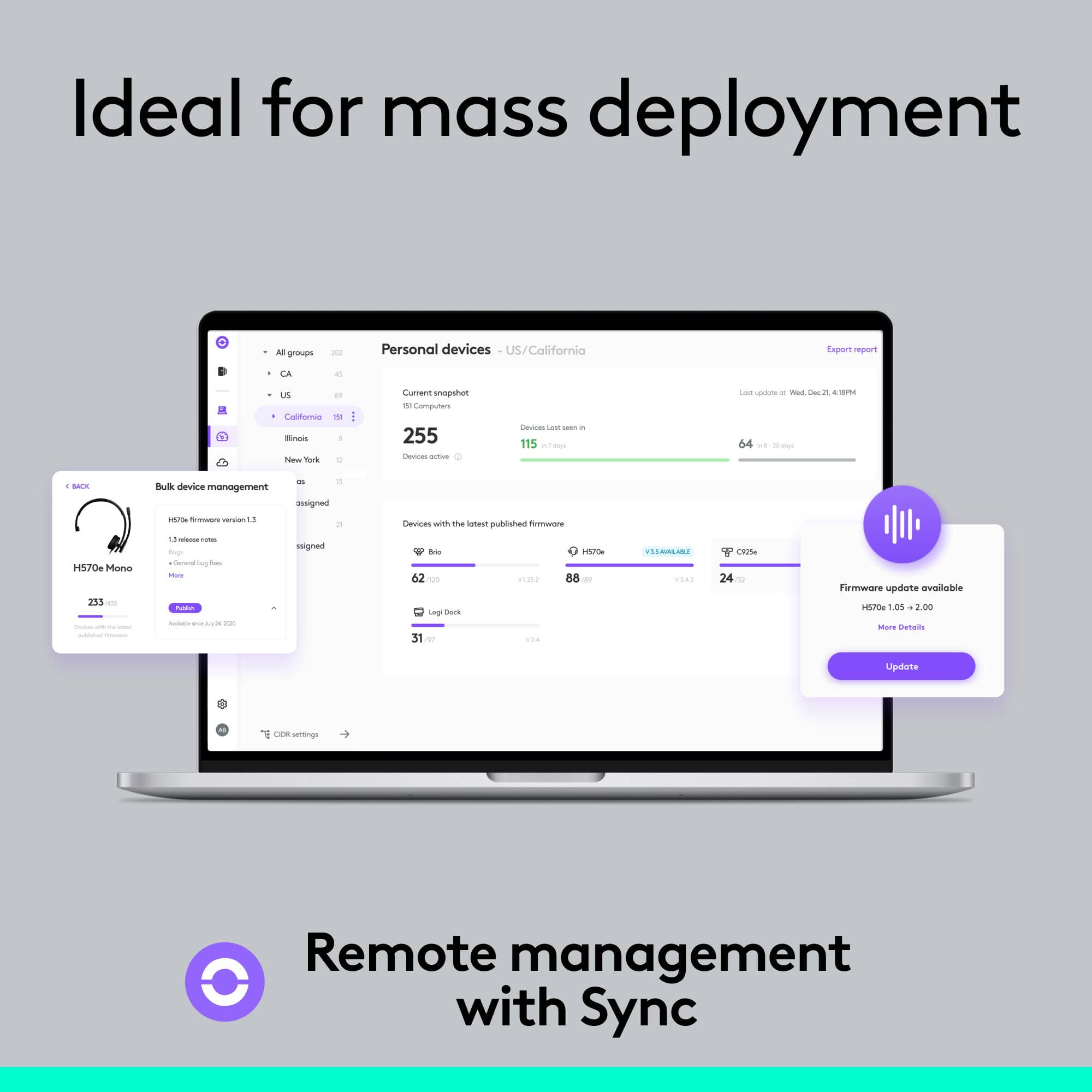 Logitech H570e Teams USB-C mono wired headset with boom microphone
