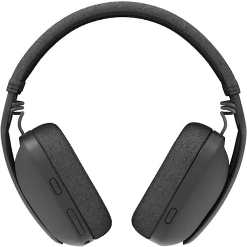 Logitech Zone VIBE wireless headset in graphite for UC calls and hybrid work